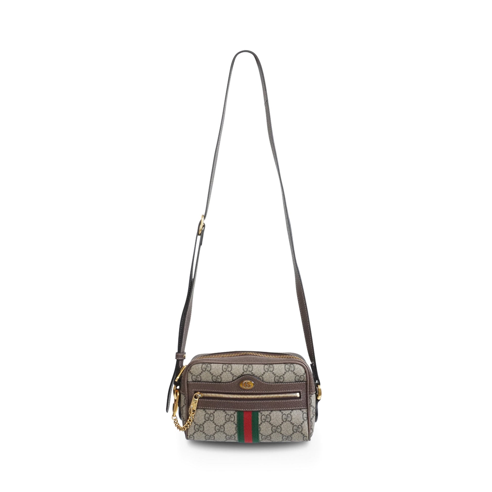 Gucci Monogram Leather Mini Crossbody