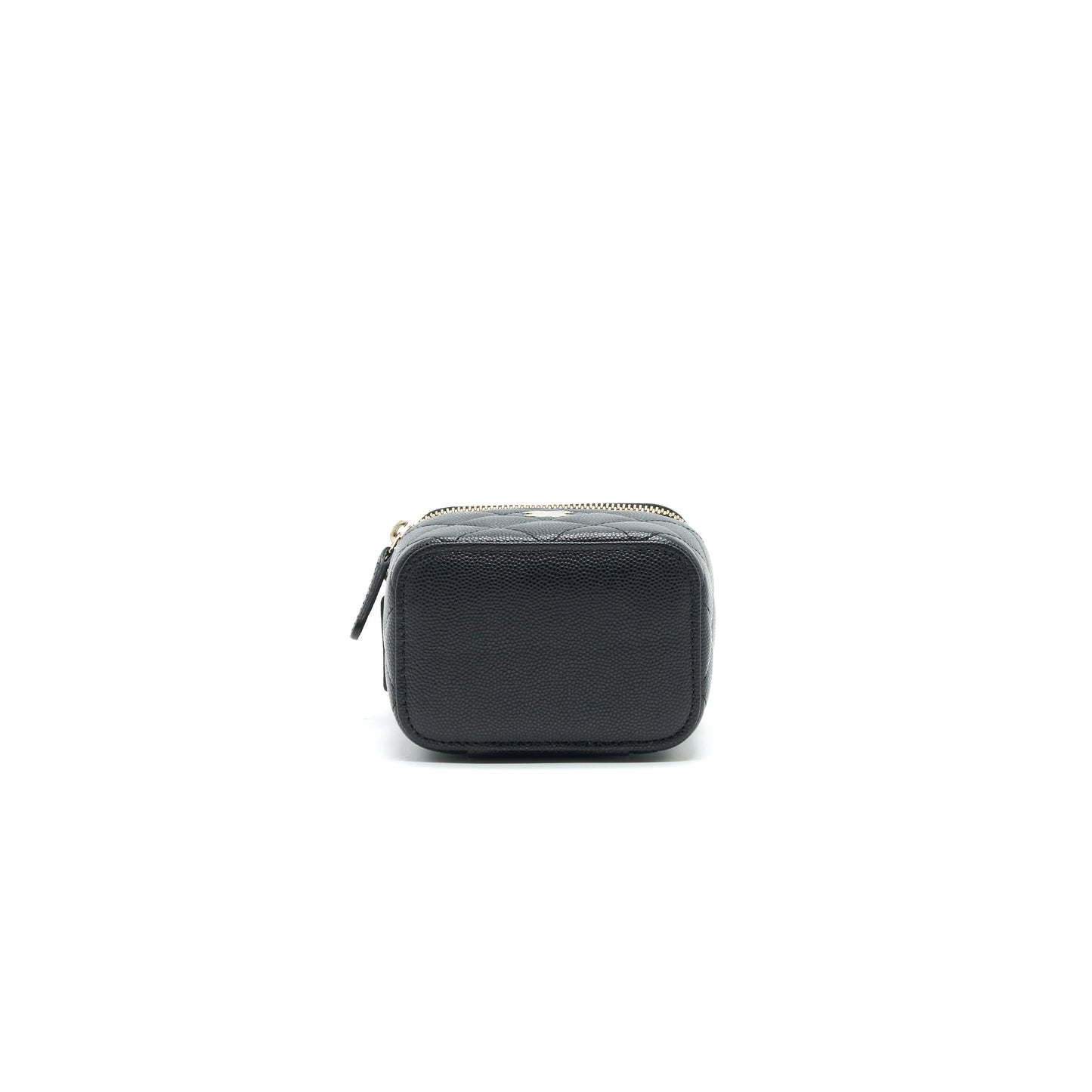 CHANEL SMALL VANITY WITH CHAIN CAVIAR BLACK L