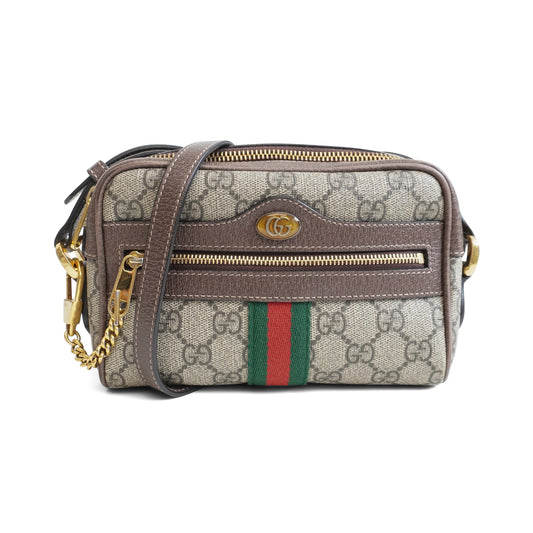 Gucci Monogram Leather Mini Crossbody