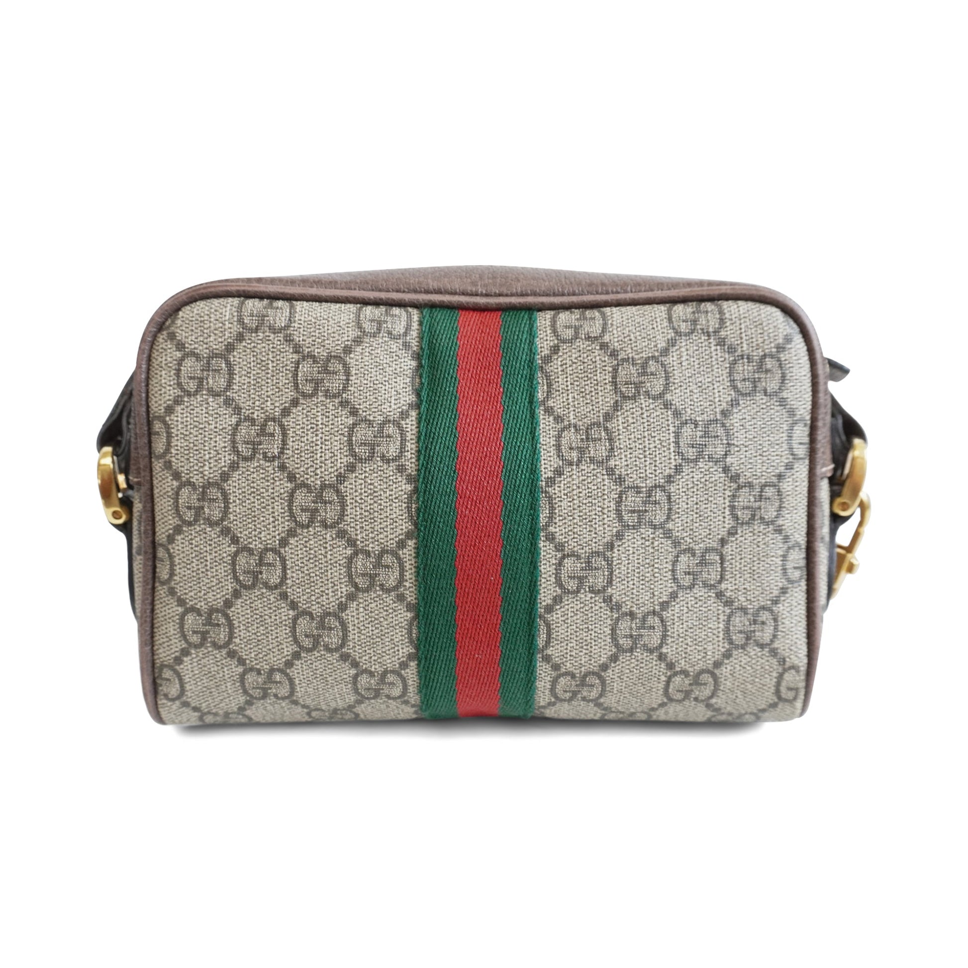 Gucci Monogram Leather Mini Crossbody