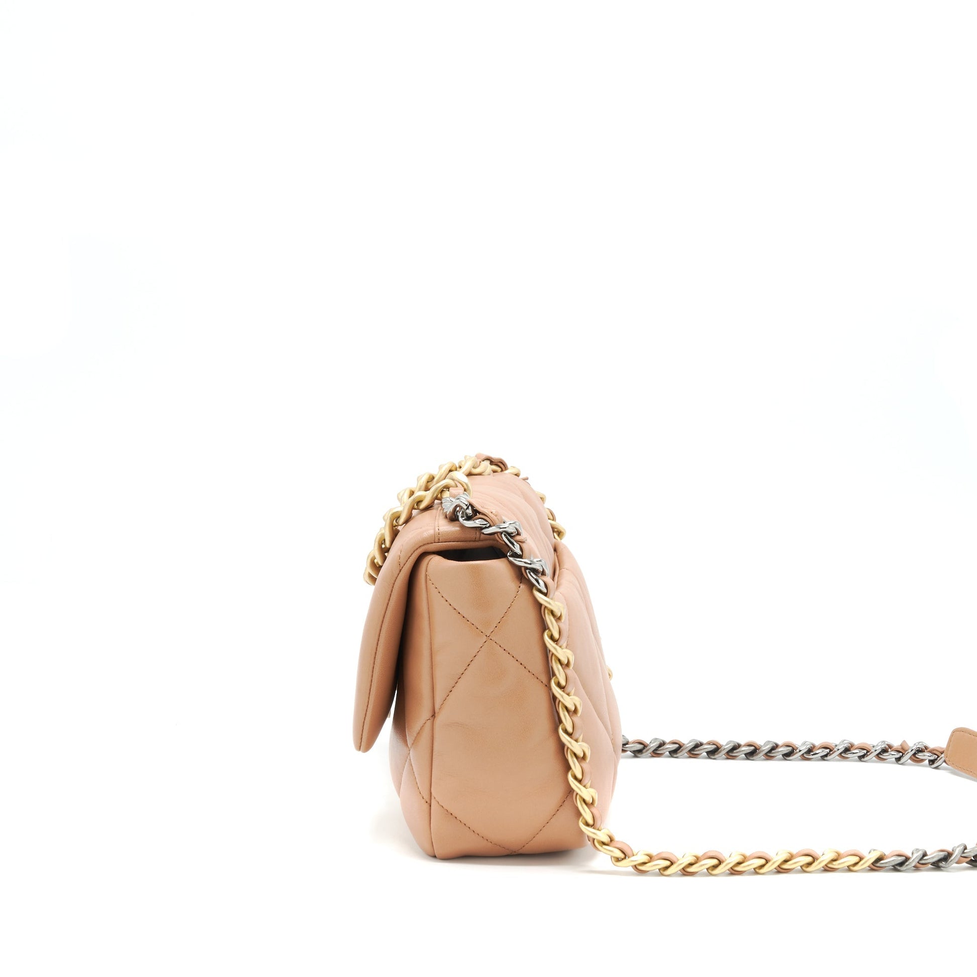 Chanel 21P Caramel Small 19 Flap Bag
