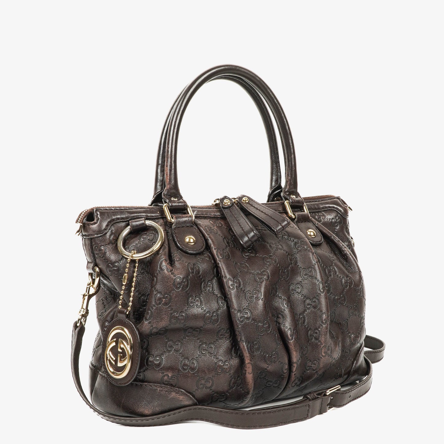 Gucci Guccissima Leather Suckey Hobo Bag