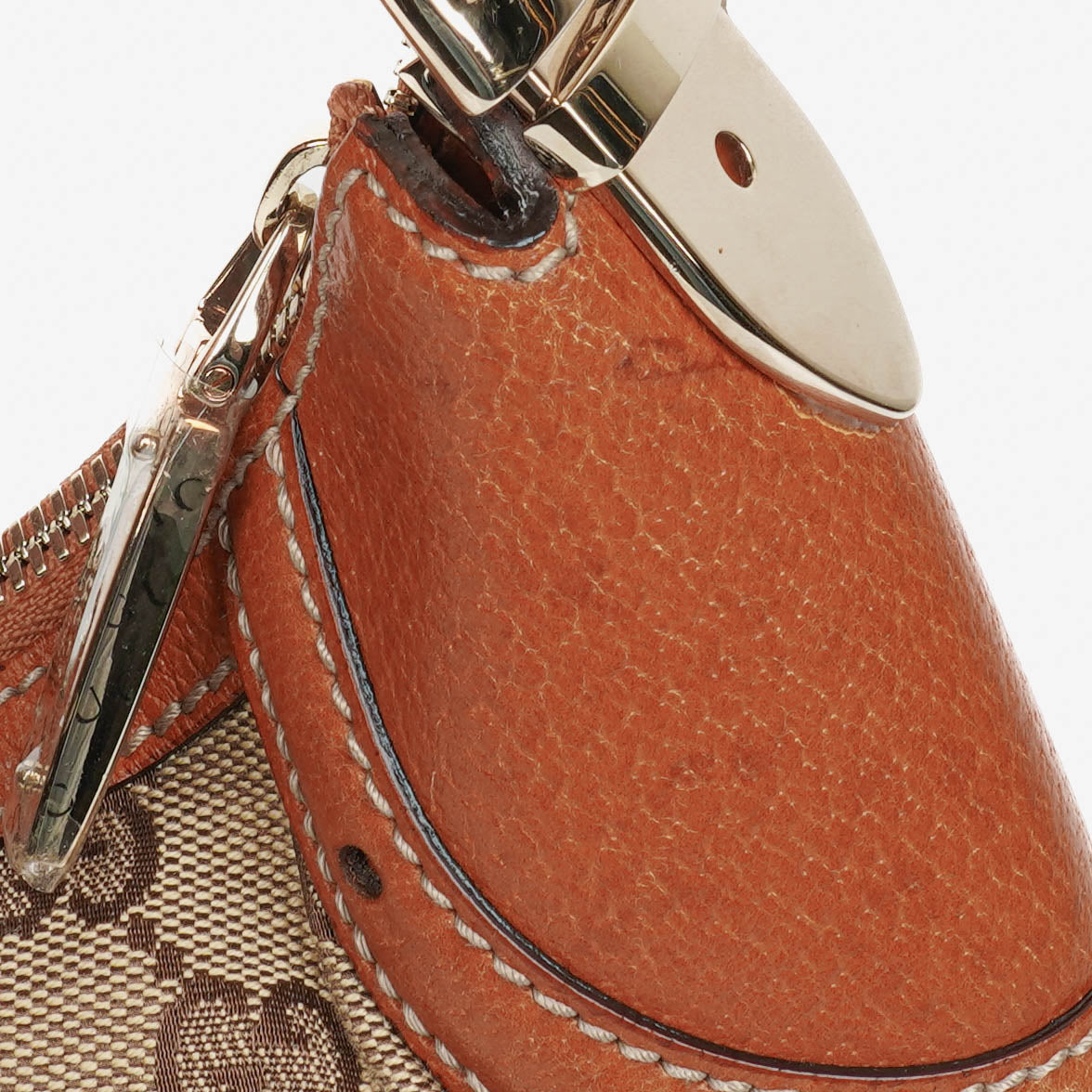 Gucci GG Monogram Mini Glam Hobo Bag