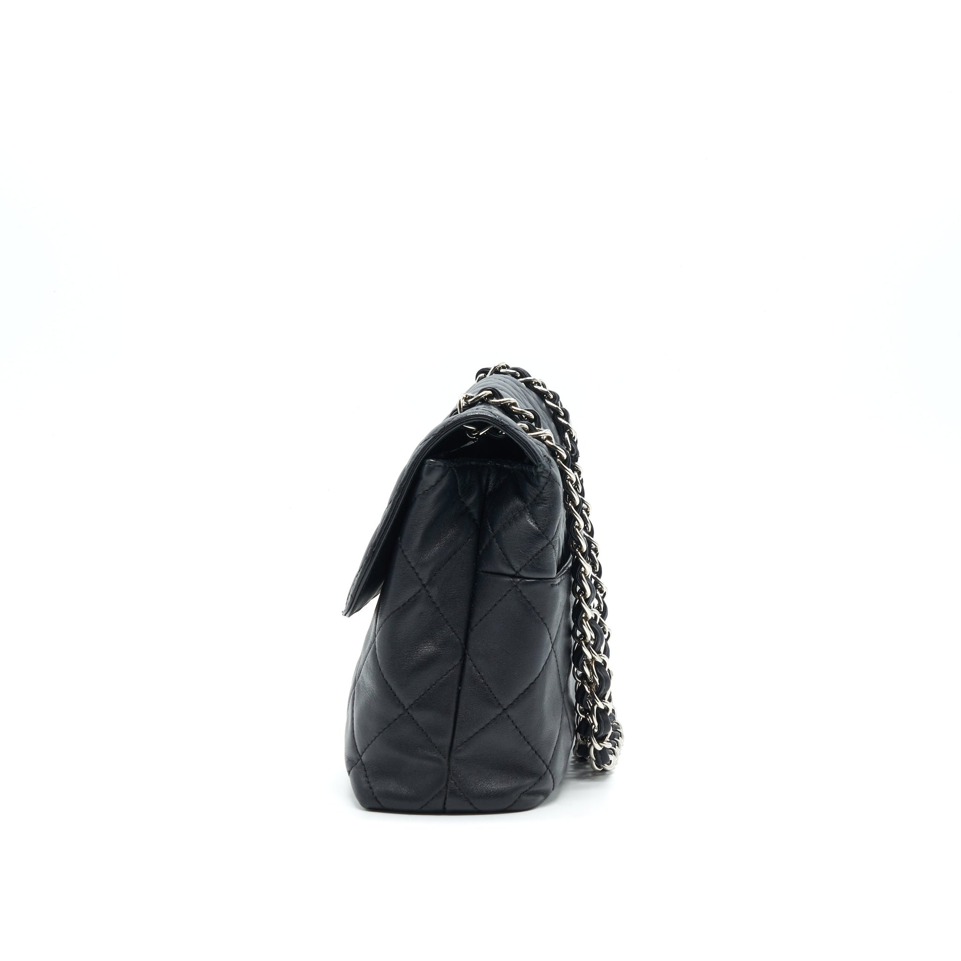 Chanel Flap Bag With Chain Large Black
