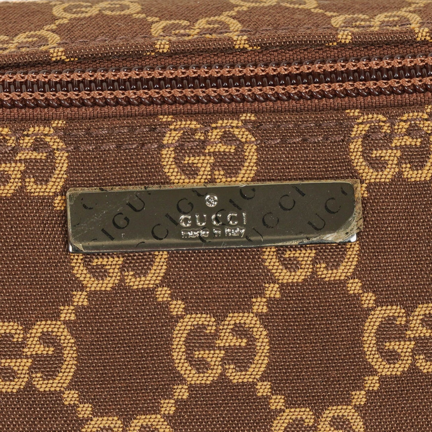 Gucci Mini Baguette Pochette Boat GG Monogram Bag
