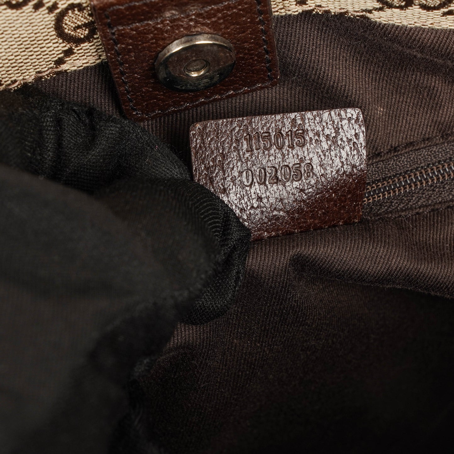Gucci Brown GG Canvas Tote Bag