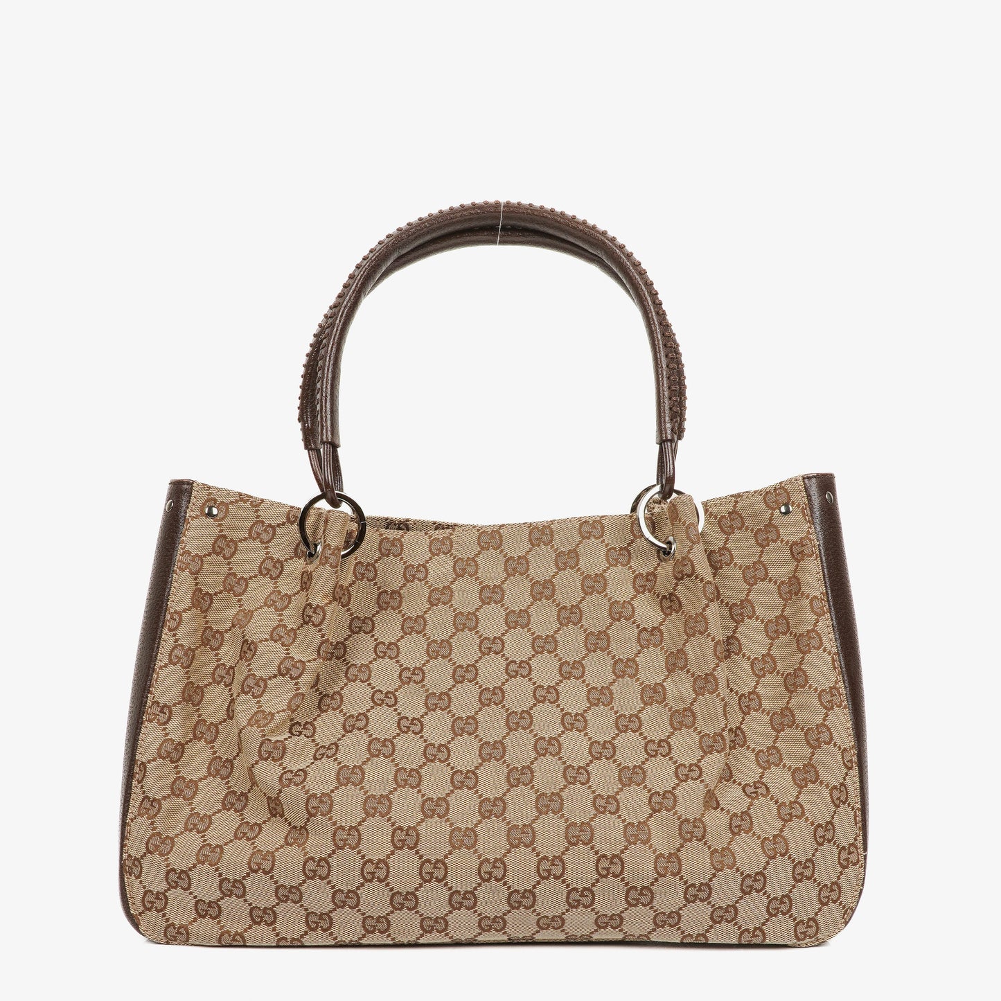 Gucci Brown GG Canvas Tote Bag