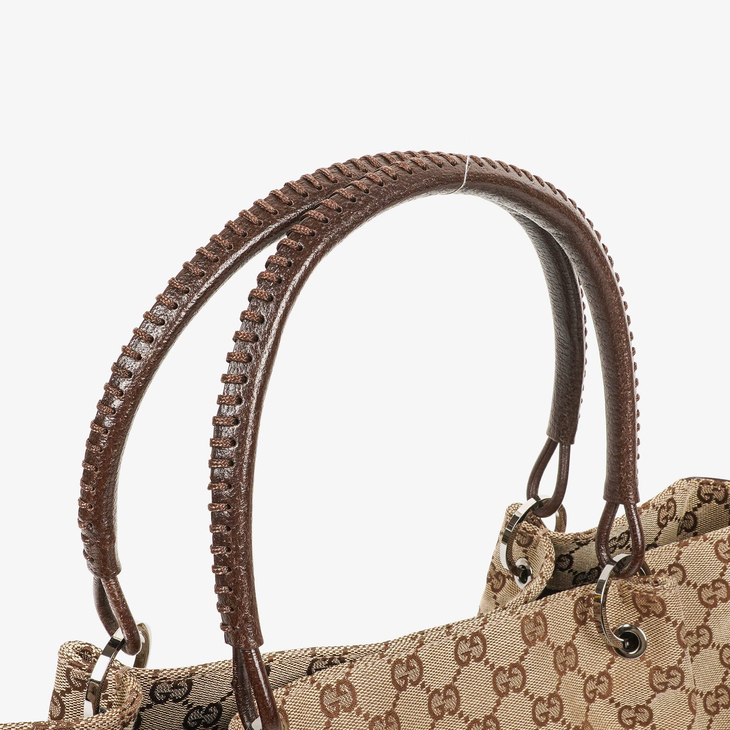 Gucci Brown GG Canvas Tote Bag