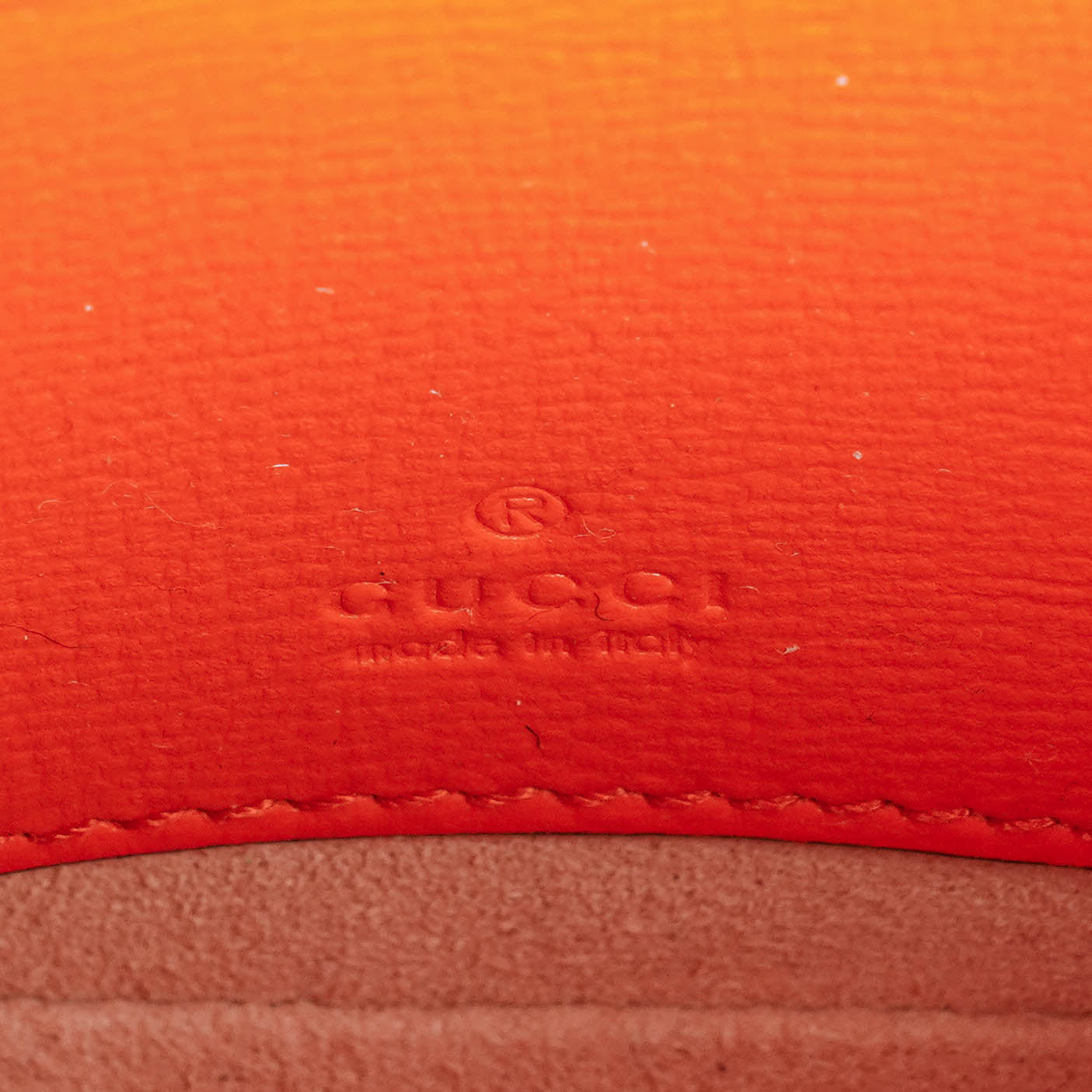 Gucci Orange Horsebit 1955 Flap Mini Shoulder Bag