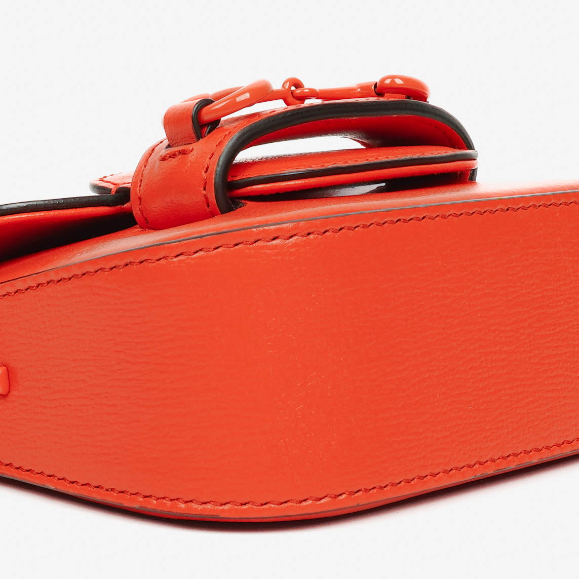 Gucci Orange Horsebit 1955 Flap Mini Shoulder Bag