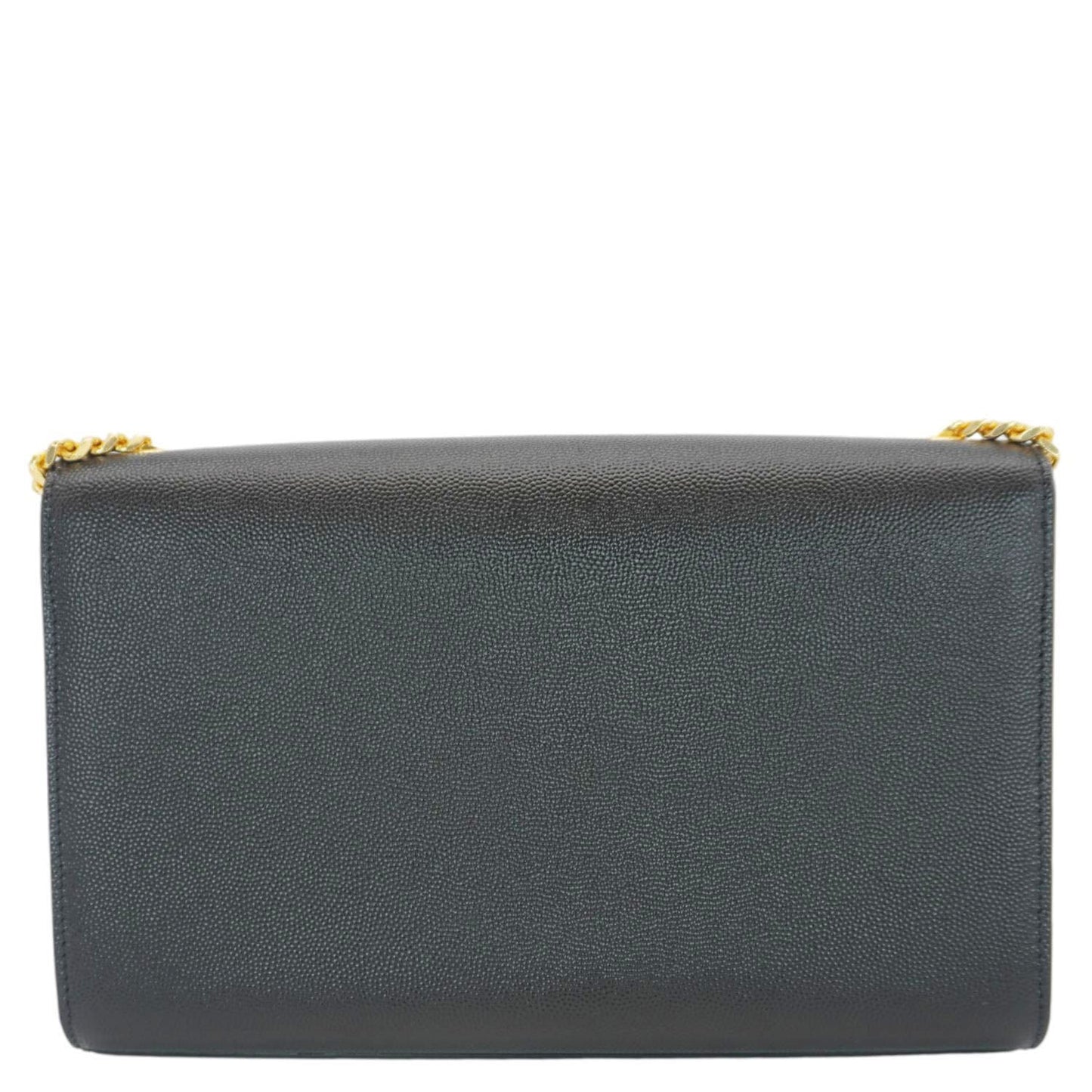 SAINT LAURENT Kate Medium Grain De Poudre Leather Crossbody Bag Black