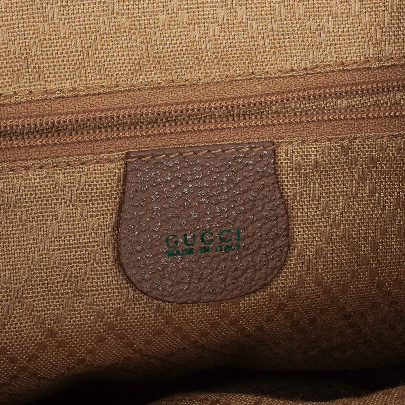 Gucci Vintage Brown Suede and Leather Bamboo Backpack