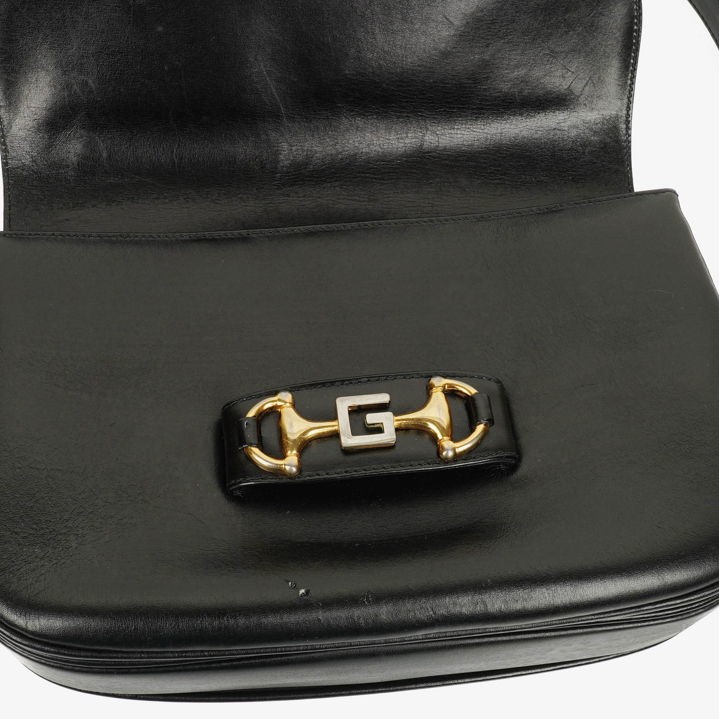 Gucci Black Horsebit 1955 Shoulder Bag