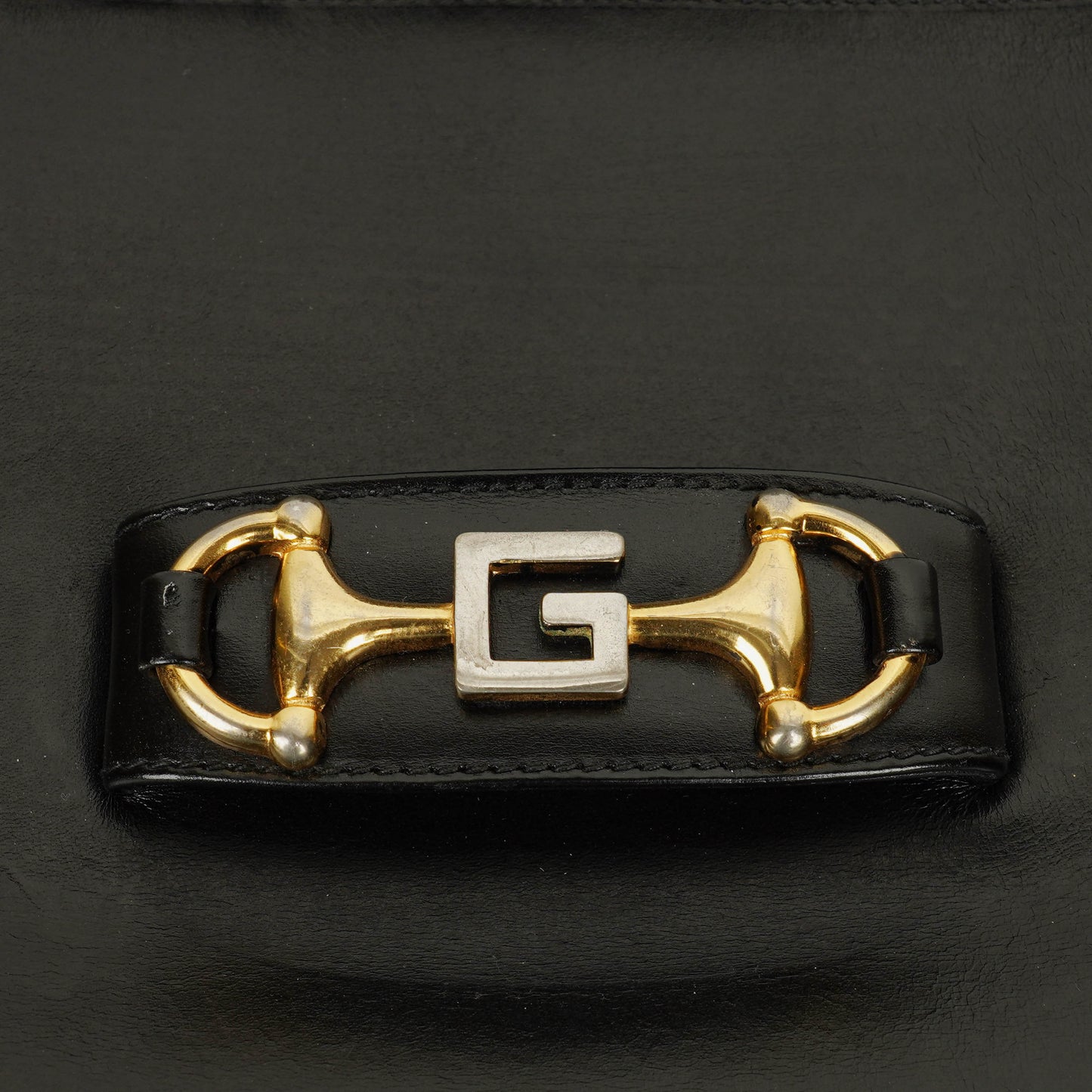 Gucci Black Horsebit 1955 Shoulder Bag