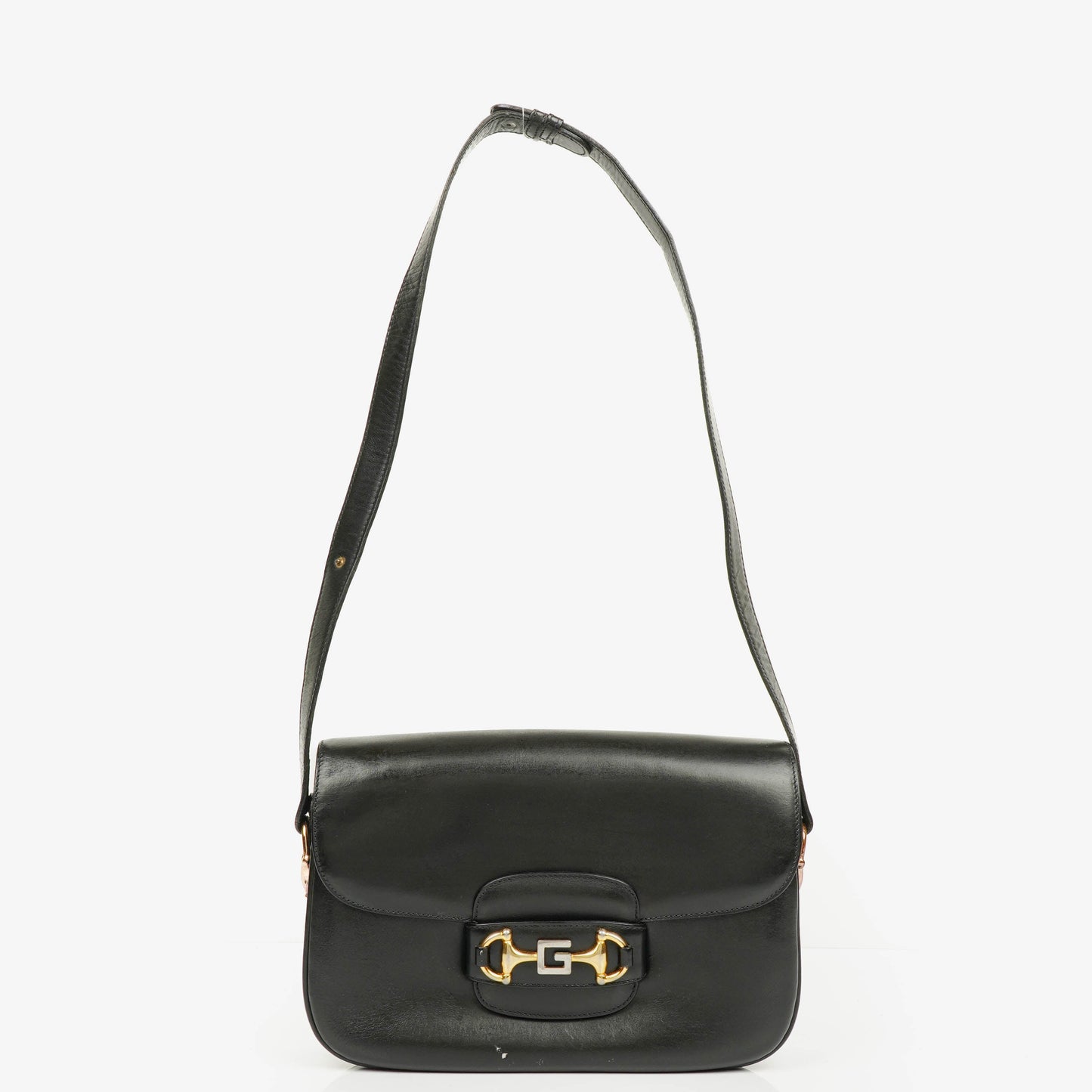 Gucci Black Horsebit 1955 Shoulder Bag