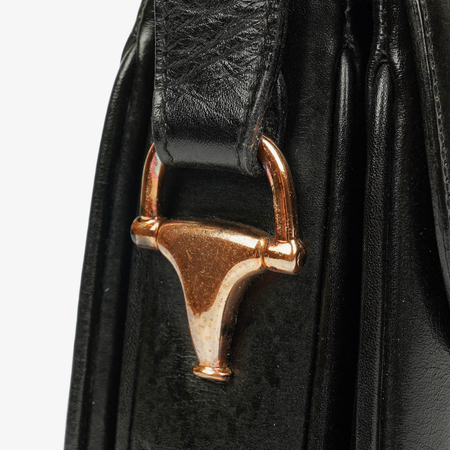 Gucci Black Horsebit 1955 Shoulder Bag