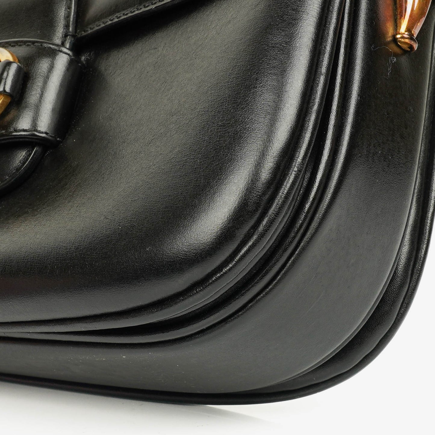 Gucci Black Horsebit 1955 Shoulder Bag