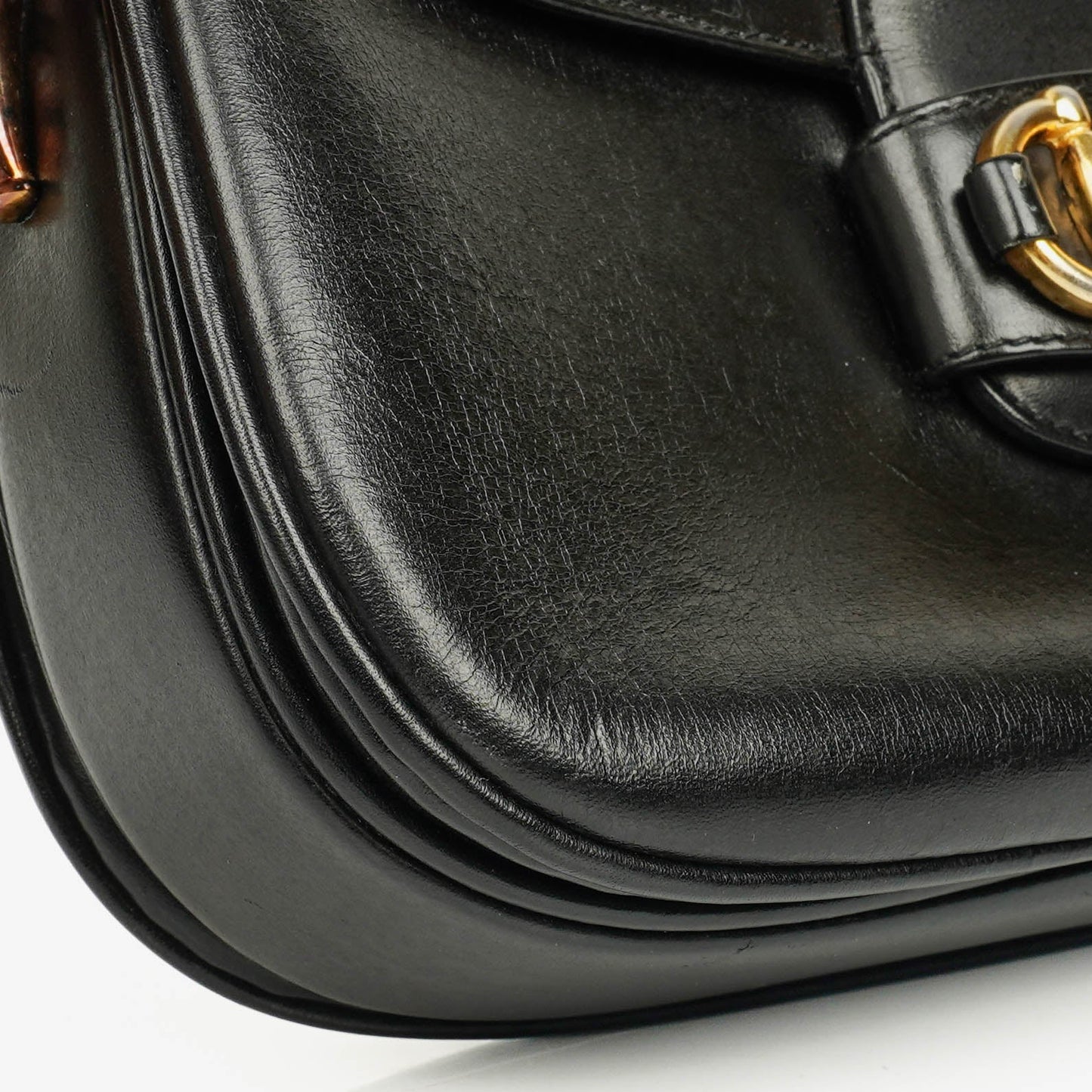 Gucci Black Horsebit 1955 Shoulder Bag