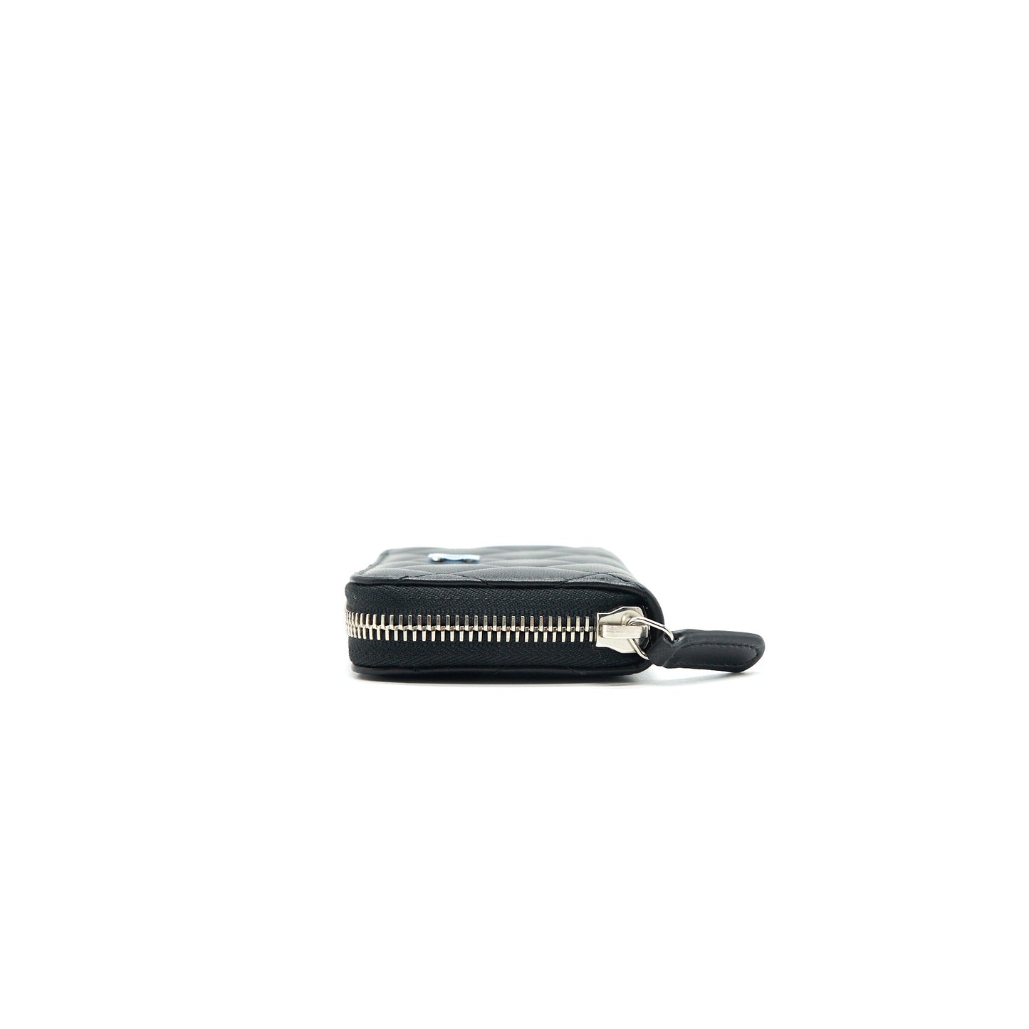 Chanel Classic Zipped Coin Purse black Lambskin