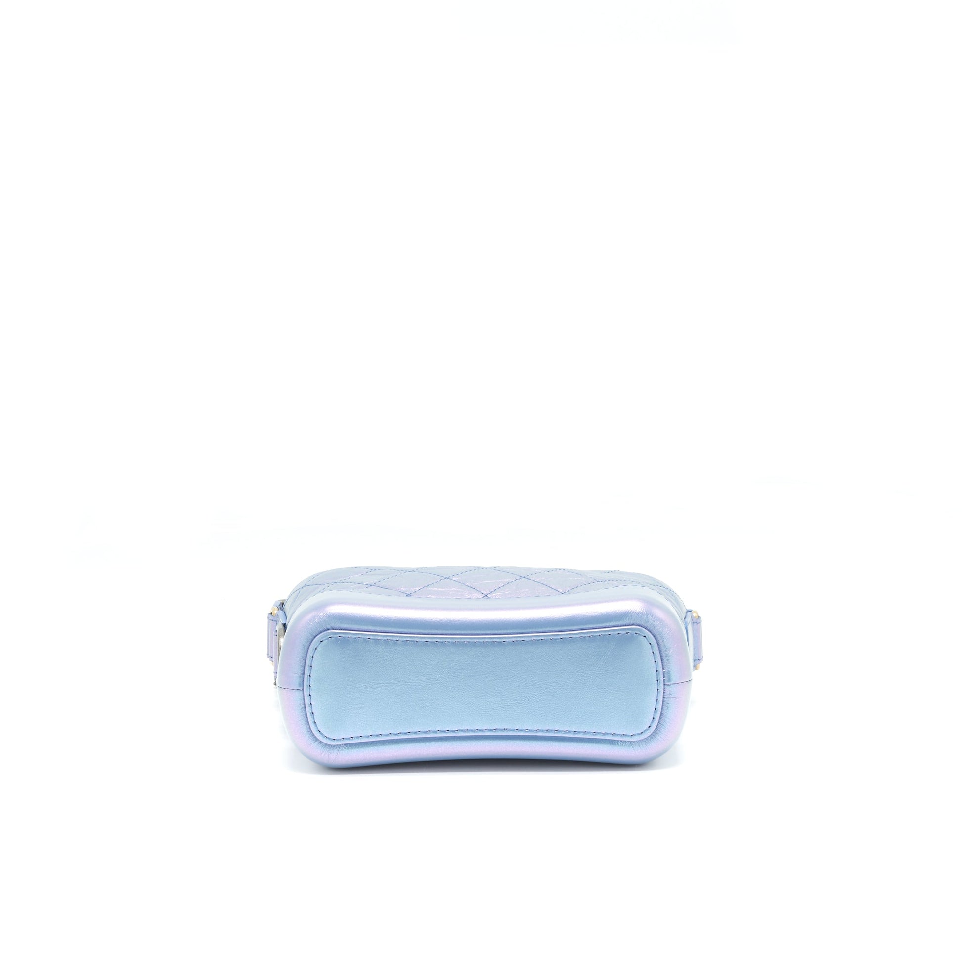 Chanel Small Gabrielle Hobo Bag Iridescent Blue