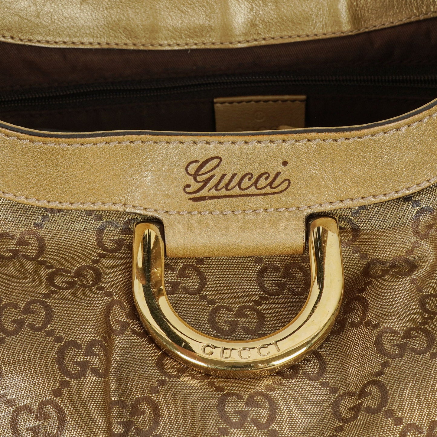 Gucci D-Ring GG Crystal Shoulder Bag