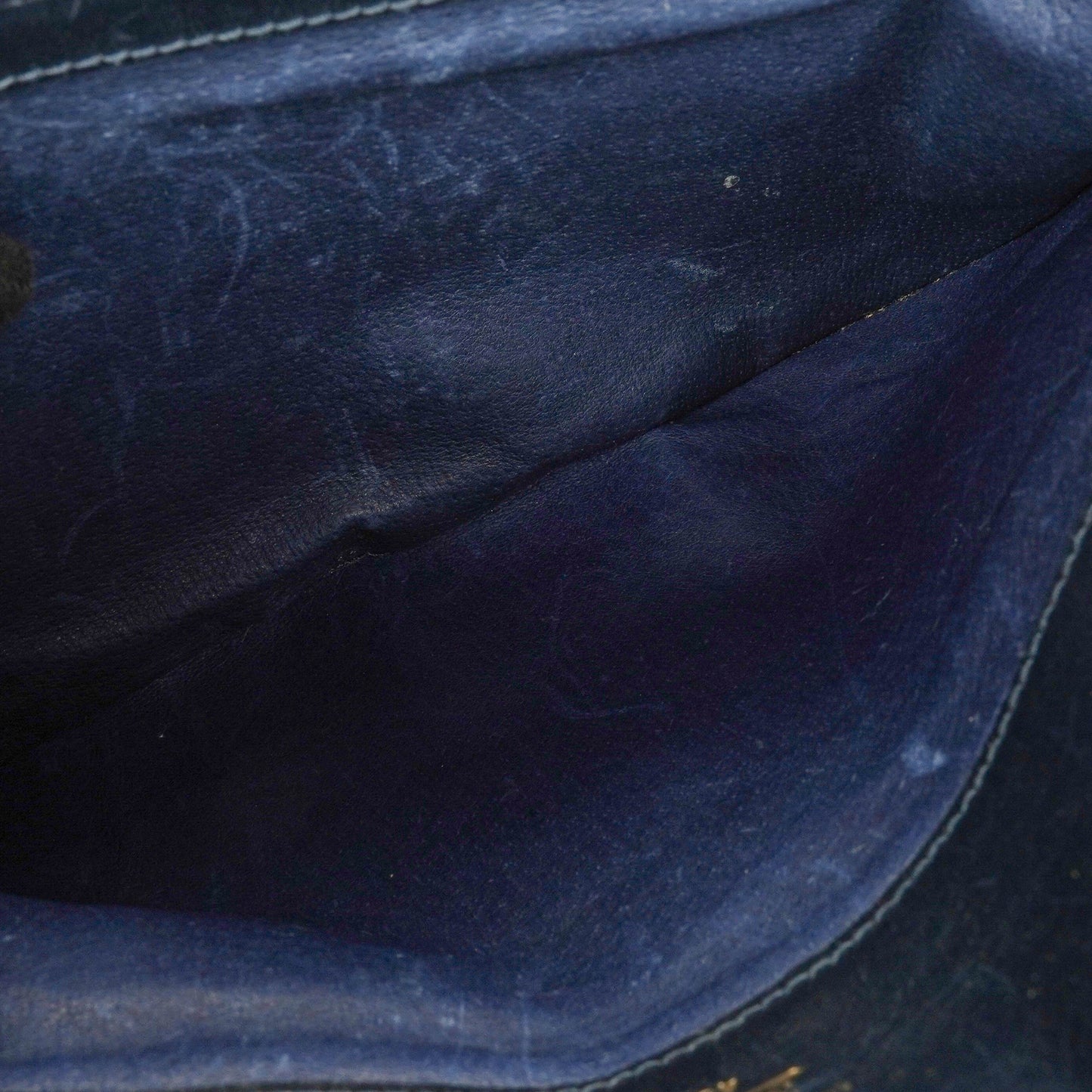 Gucci Navy Horsebit 1955 Shoulder Bag