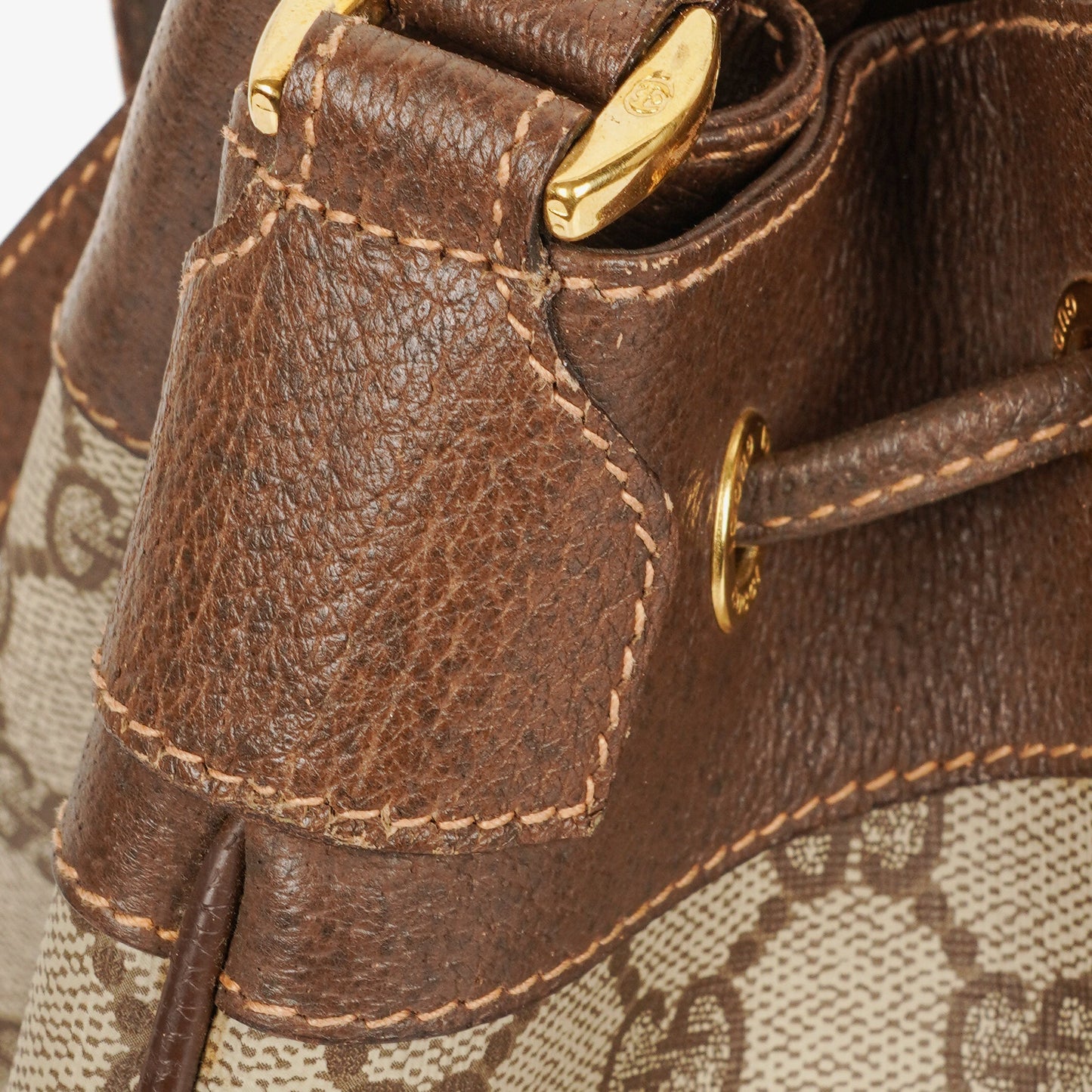 Gucci Ophidia GG Web Sherry Line Bucket Bag