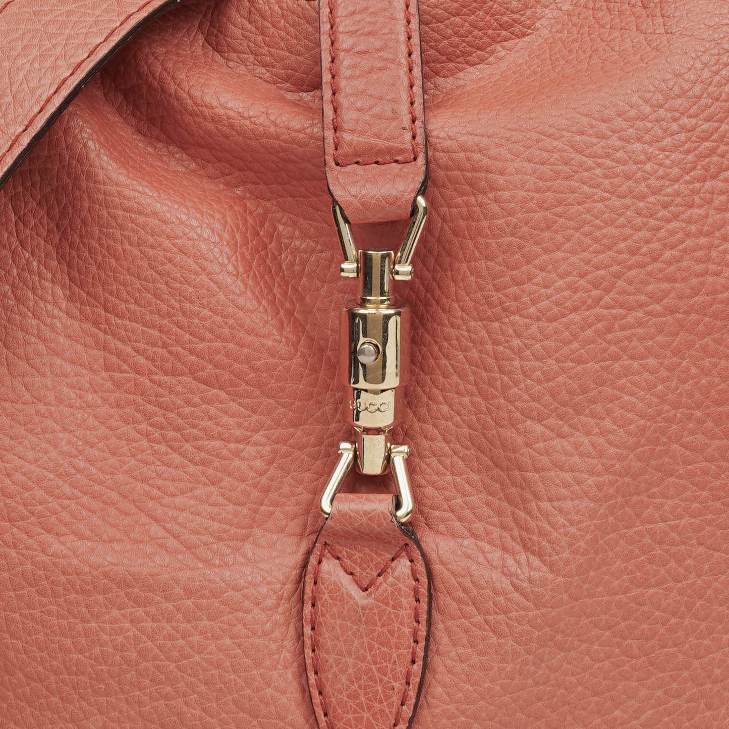 Gucci Orange GG Canvas New Jackie Hobo Bag