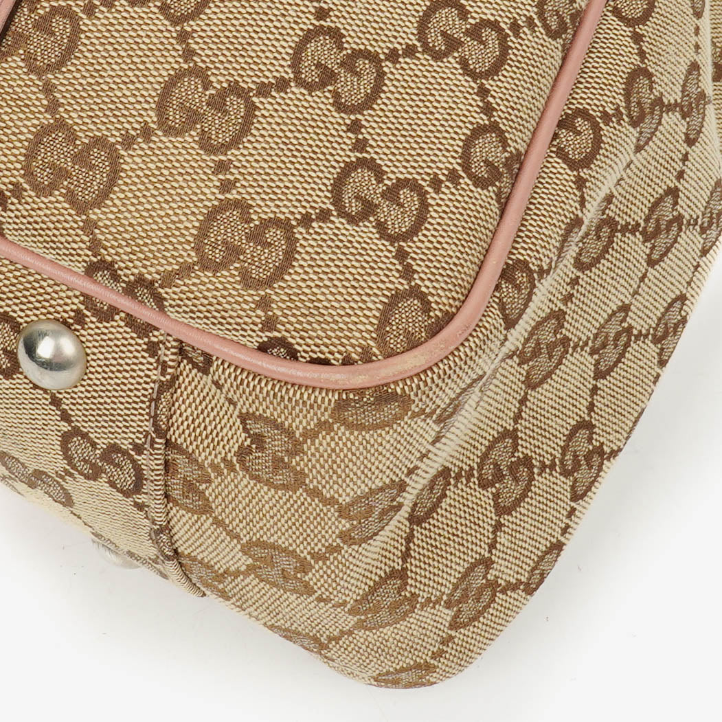 Gucci Monogram Canvas Twins Tote Bag
