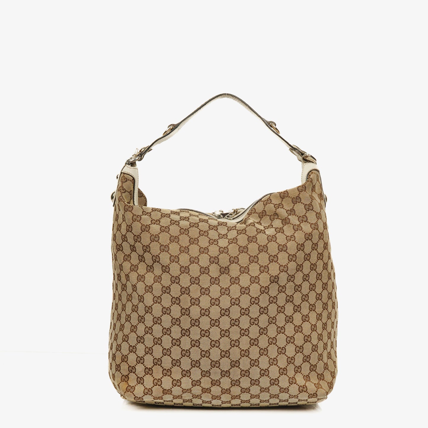 Gucci GG Canvas Large Icon Bit Hobo Bag