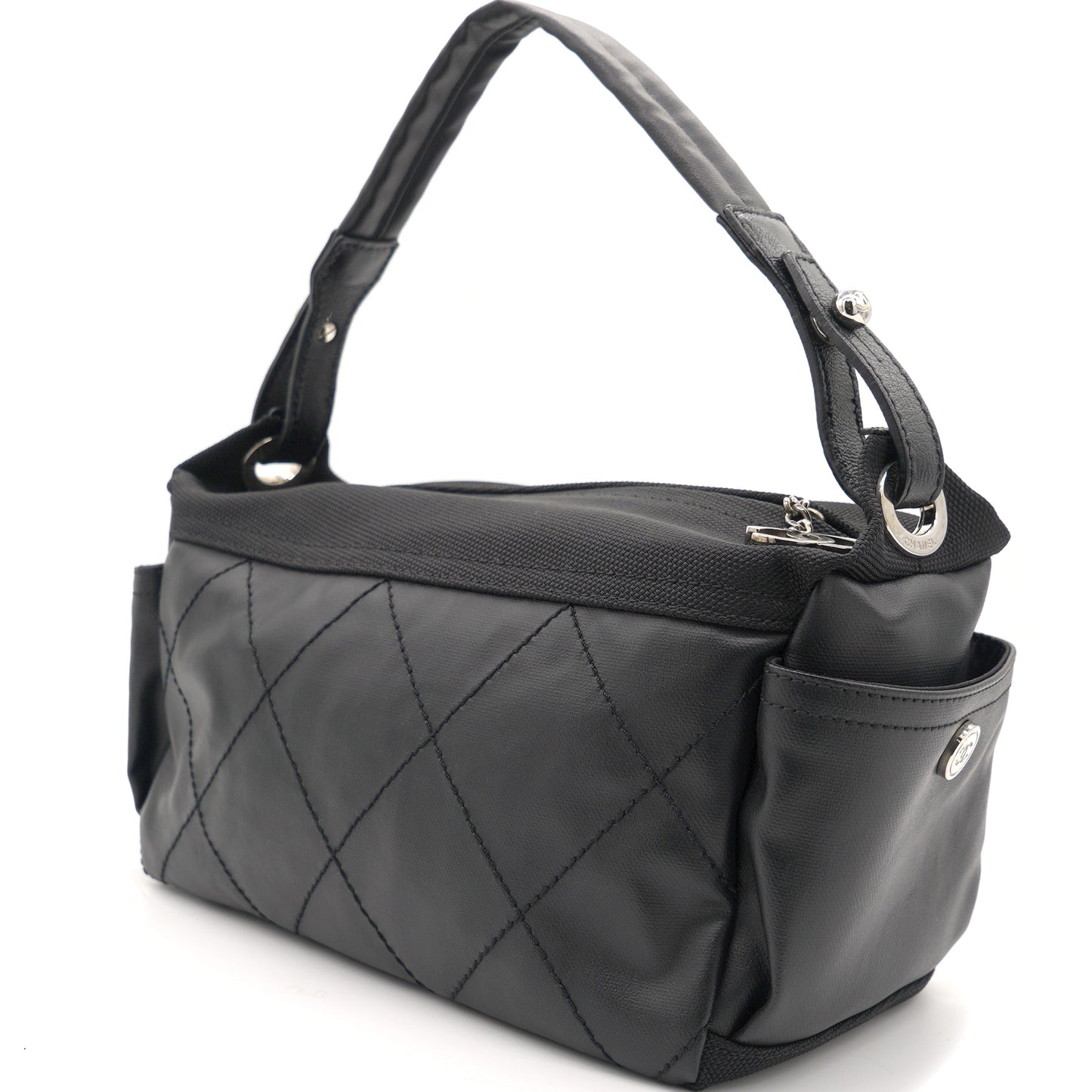 Chanel Black Canvas Paris-Biarritz Shoulder Bag
