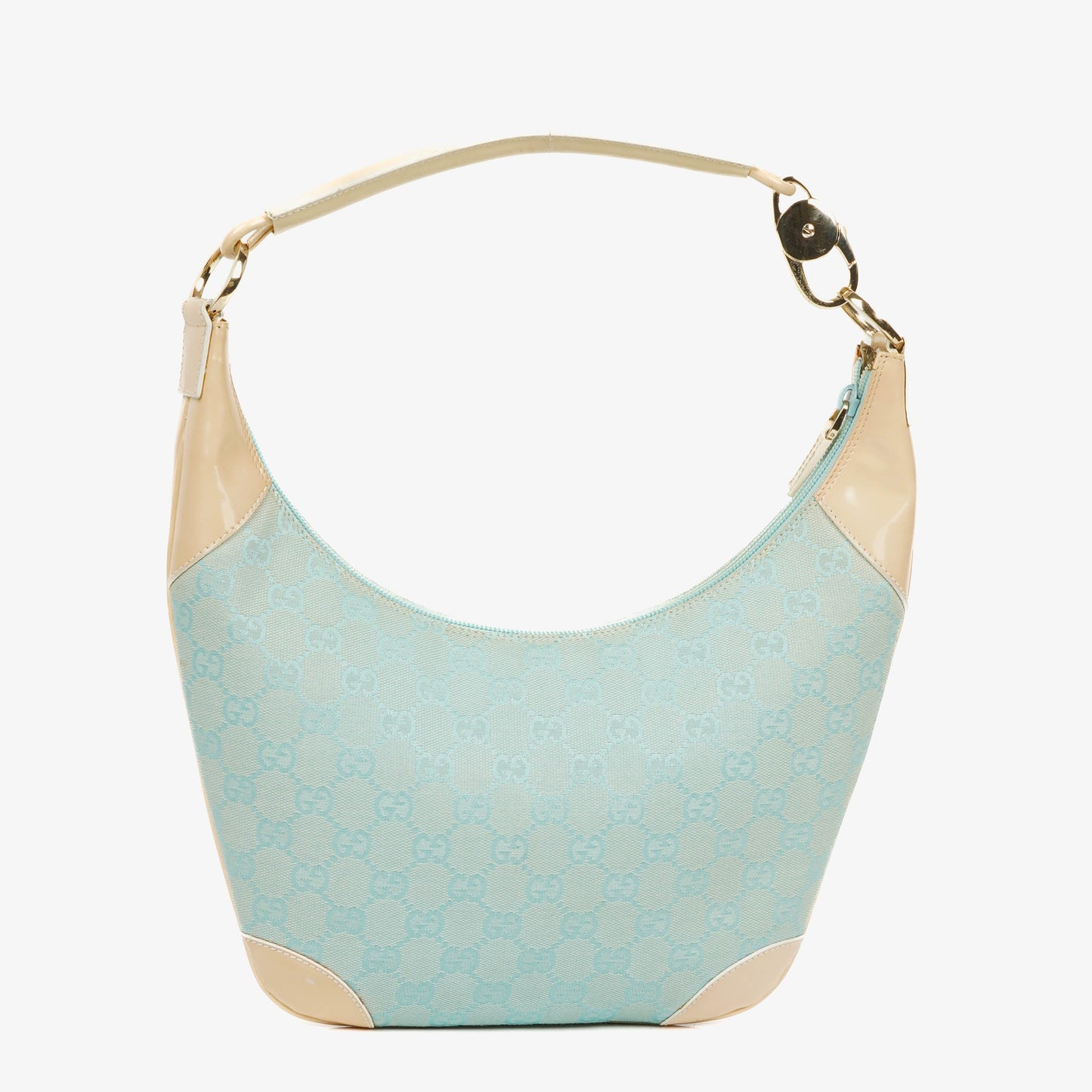 Gucci GG Canvas Handle Ring Hobo Bag