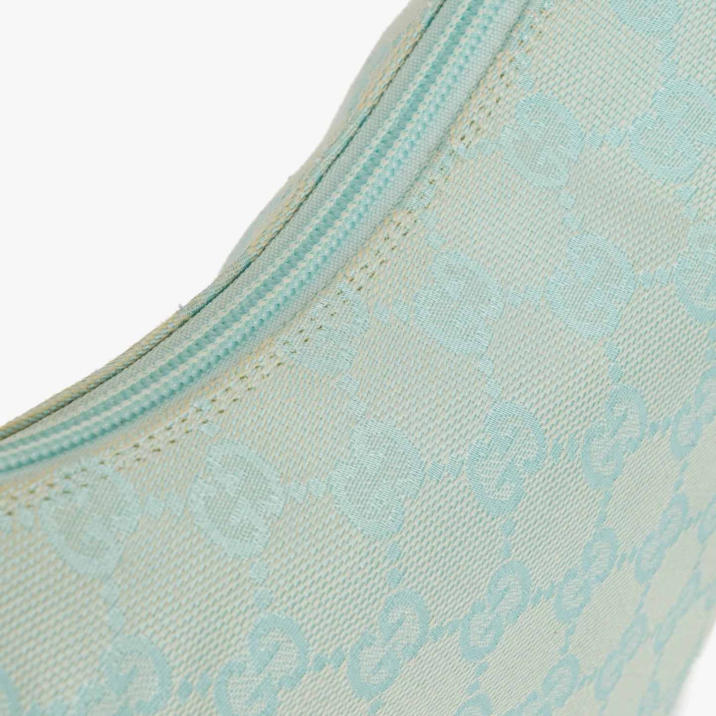 Gucci GG Canvas Handle Ring Hobo Bag