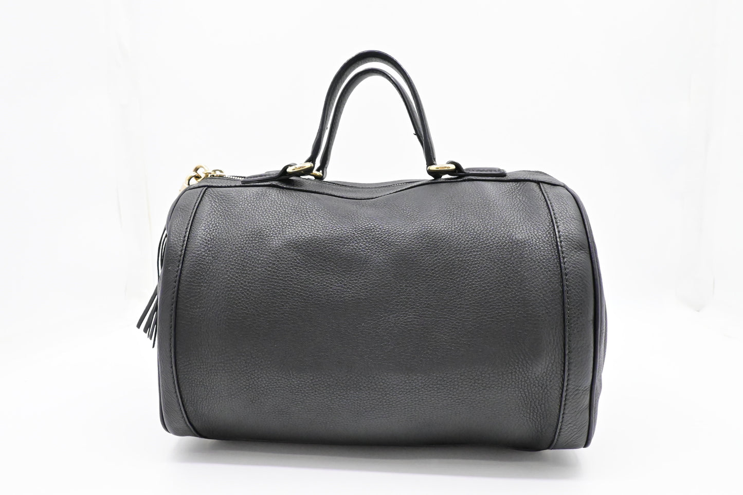 Gucci Soho Boston Bag in Black Leather