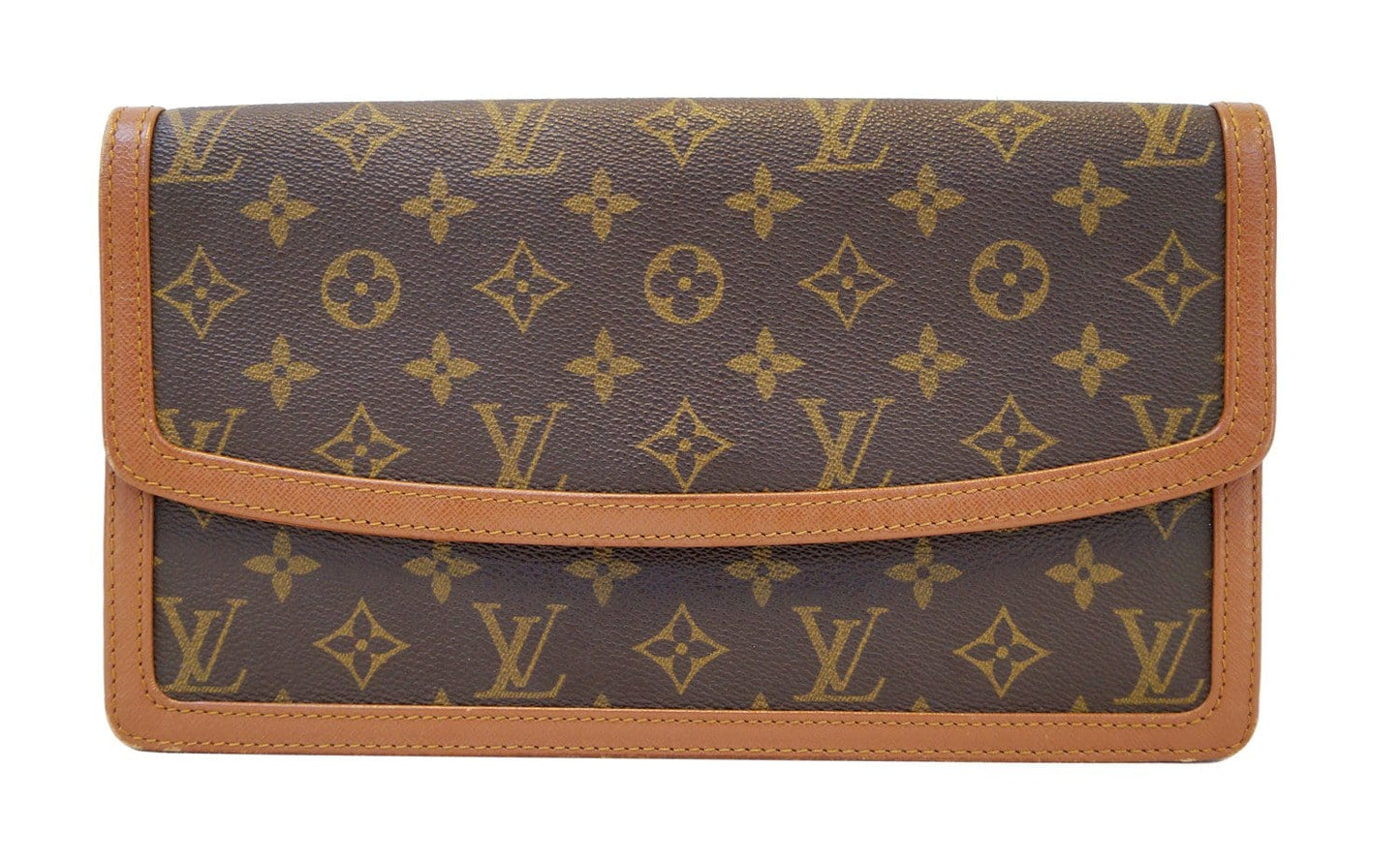 LOUIS VUITTON Pochette Dame GM Monogram Clutch Bag