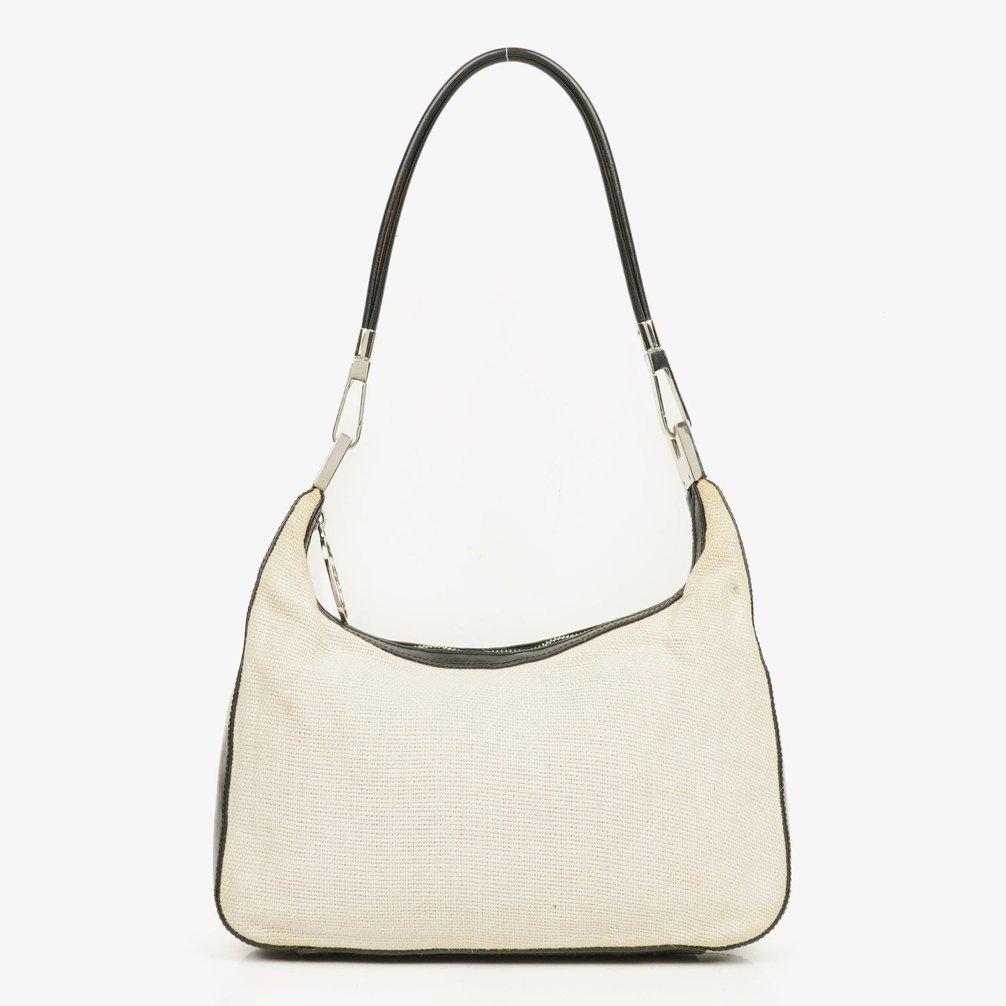 Gucci GG Bi-Colour Woven Shoulder Hobo Bag