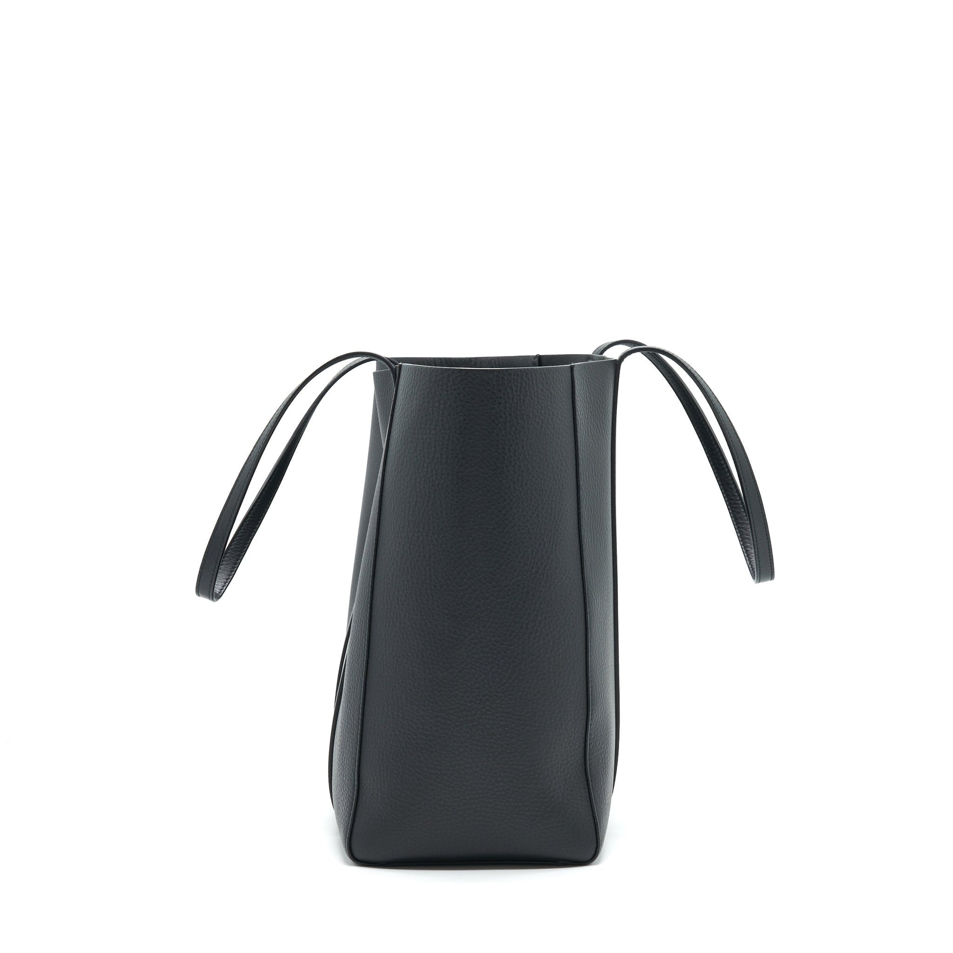 Balenciaga leather shopping Tote Bag Black
