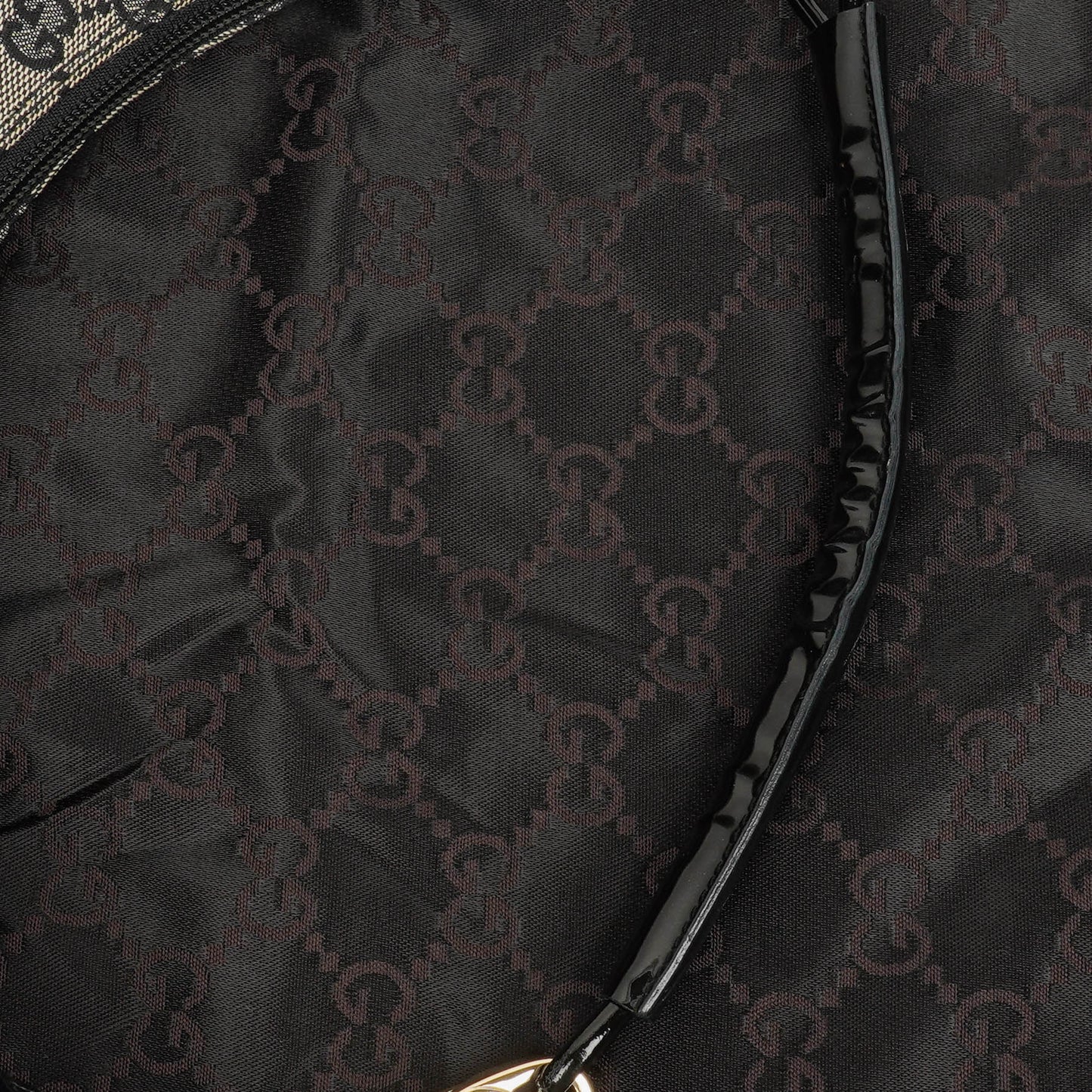 Gucci Handle Ring Black Hobo Bag