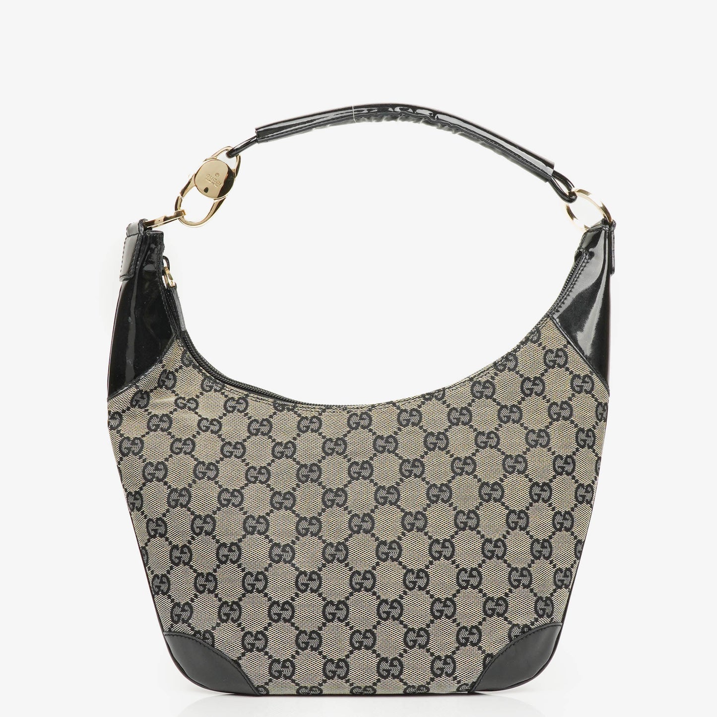 Gucci Handle Ring Black Hobo Bag