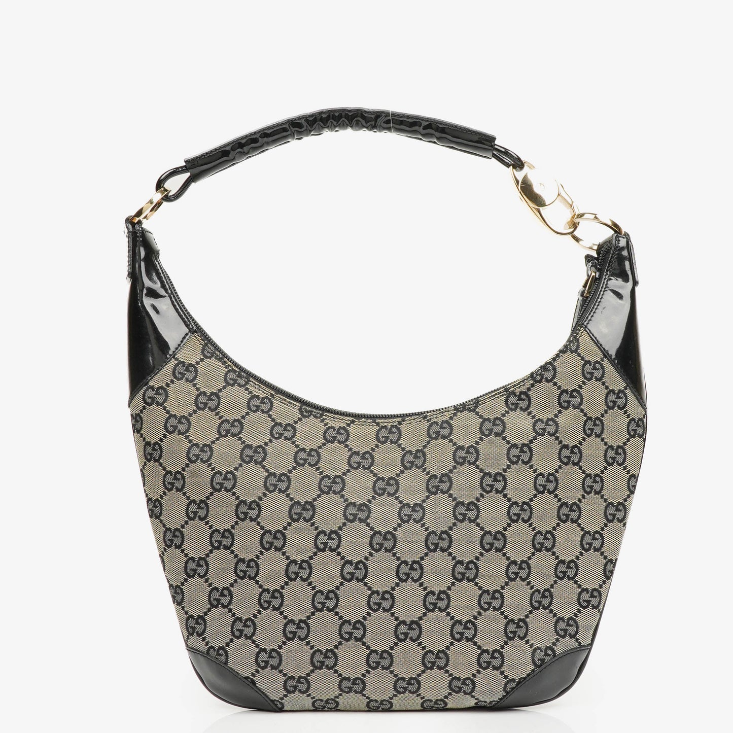 Gucci Handle Ring Black Hobo Bag