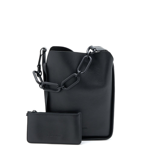 Balenciaga Tool 2.0 North-South Tote Purse Calfskin Black with Black Hardware