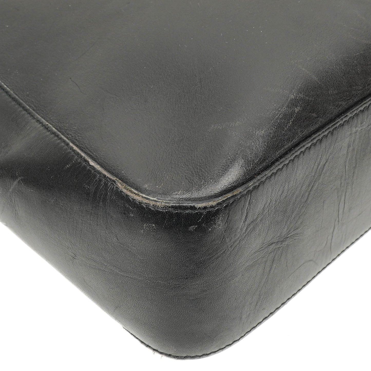 Gucci Web Leather Tote Bag Black