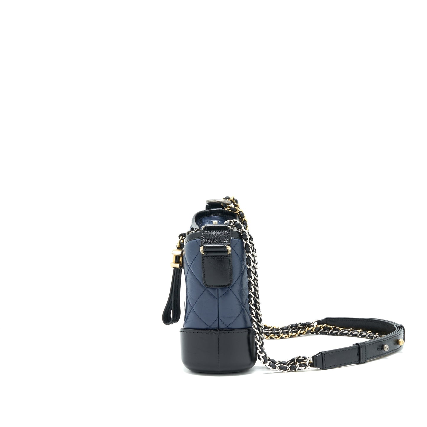 Chanel Small Gabrielle Hobo Bag Black/ Navy