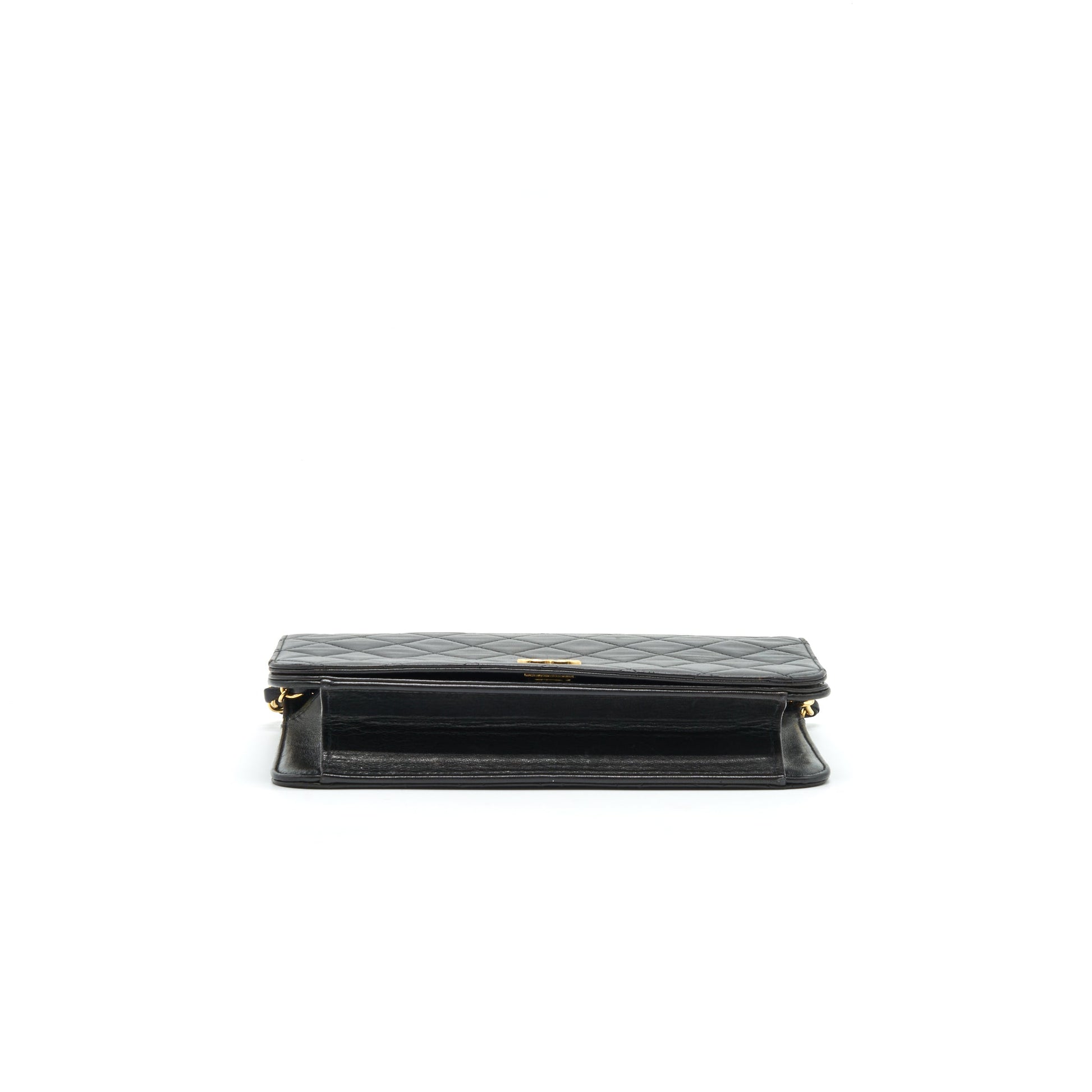 Chanel Lambskin Flap Bag with Chain Black 24K