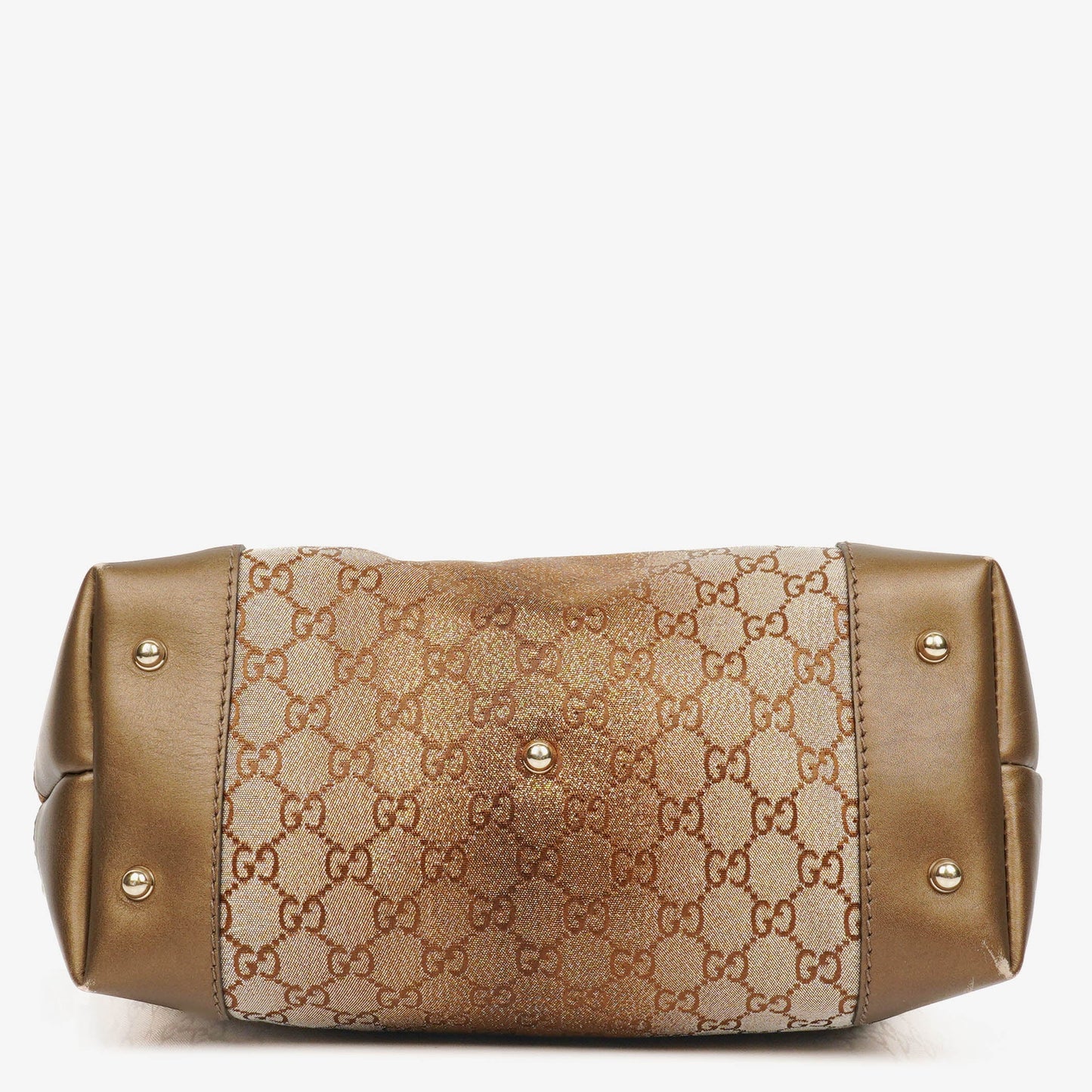 Gucci Multicolour/Brown GG Lurex Heart Bit Shoulder Bag