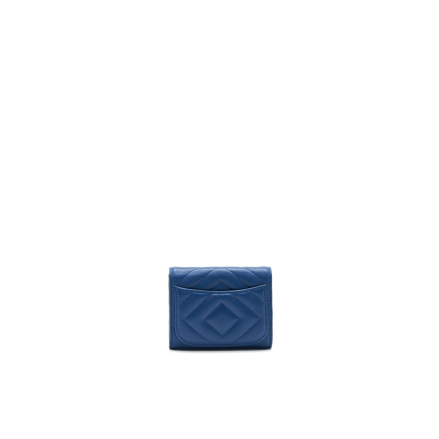 Chanel Chevron 2.55 reissue card Holder Blue