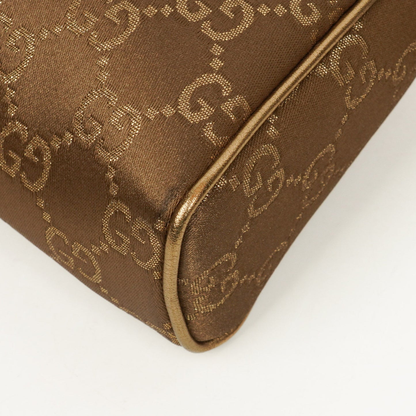 Gucci GG Satin Abbey D-ring Pochette Bag