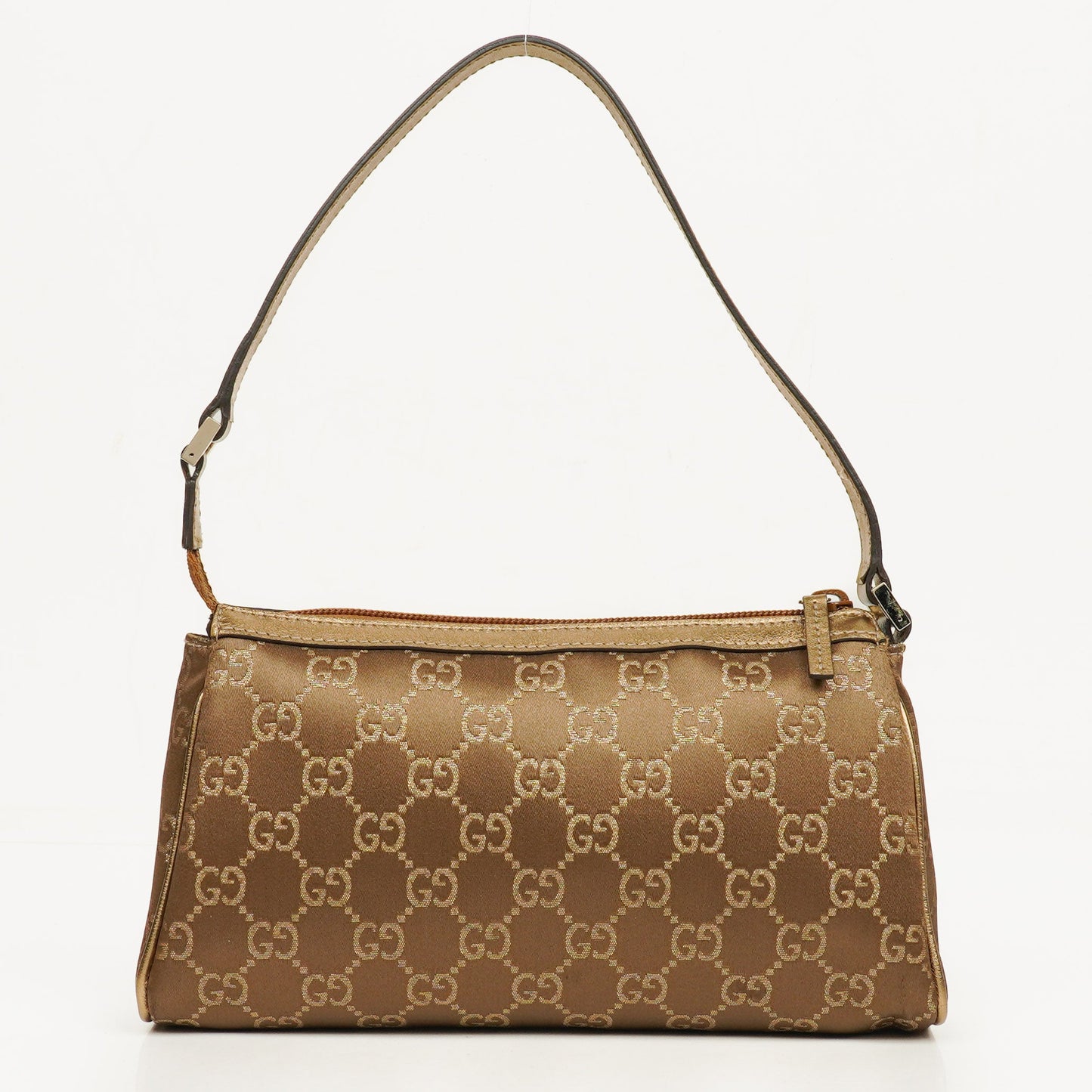 Gucci GG Satin Abbey D-ring Pochette Bag