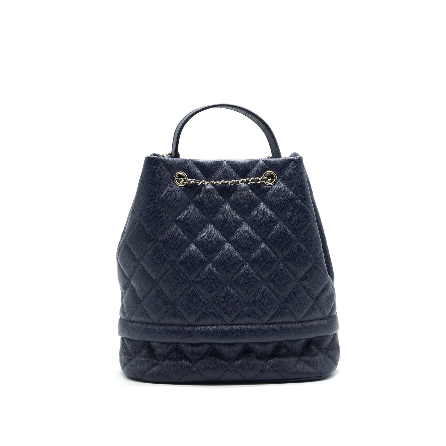 CHANEL BUCKET BAG IN Navy