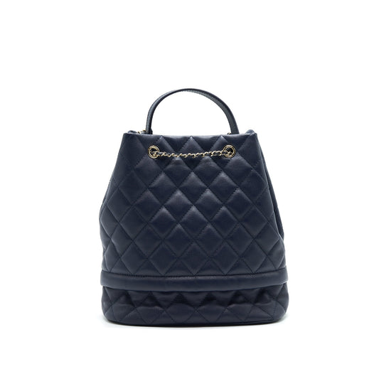 CHANEL BUCKET BAG IN Navy